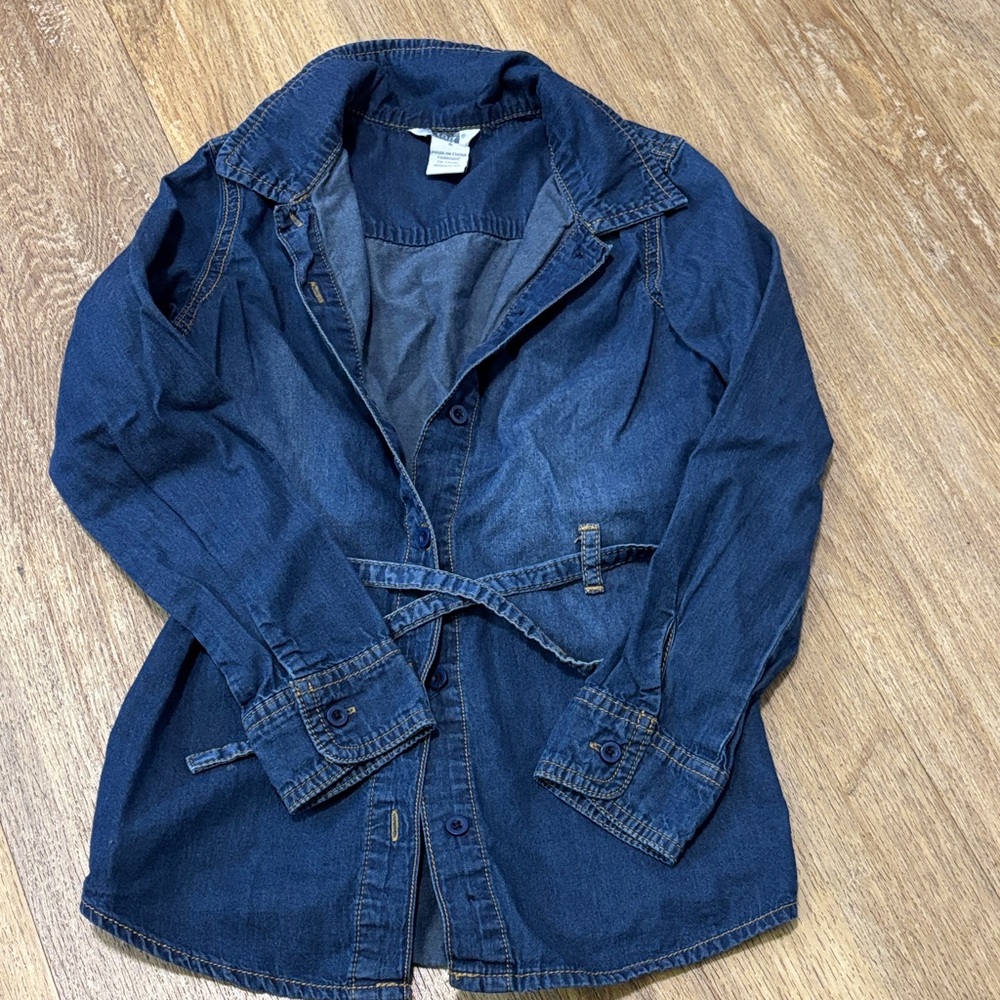 🟡Tag Blue Button Down Kids Shirt